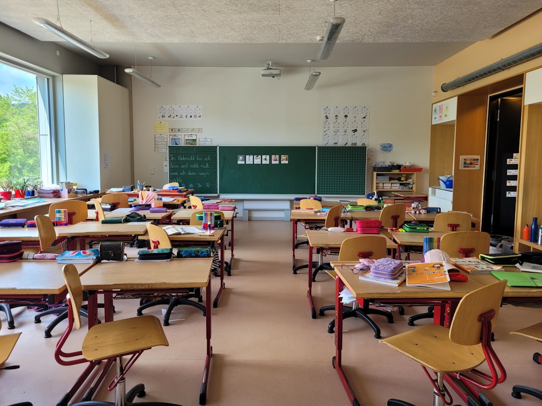 Modern science tuition classroom at Apex Learning Tampines with lab equipment